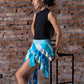 Skirt with Layered-Ruffle Hem