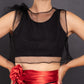 Loose Fit Net Crop Top